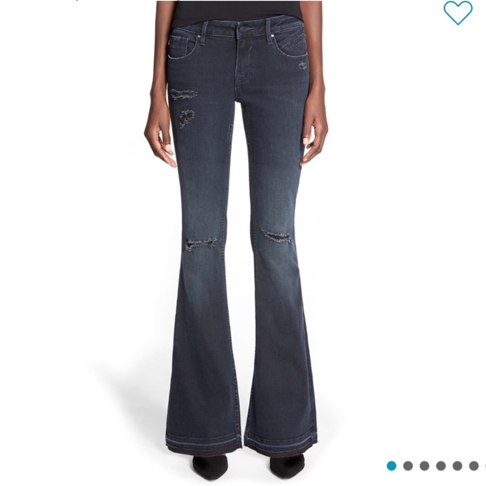 Vigoss Flare Leg Distressed Jeans Size 31β W x 33L ( 11/12 ) NWT - Picture 15 of 15